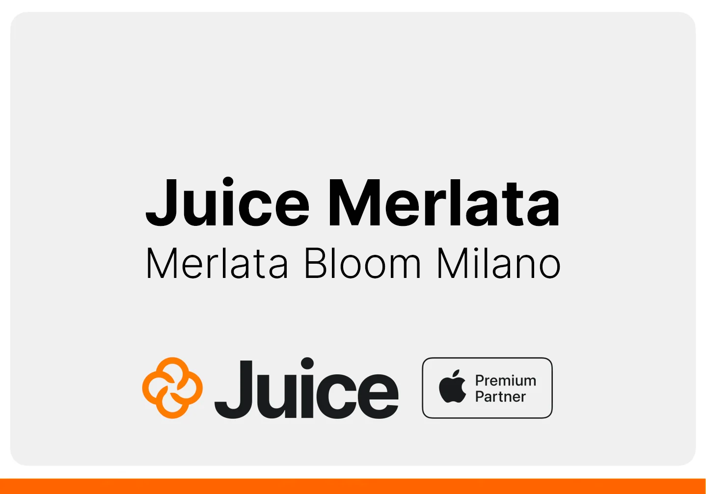 Juice Milano Merlata: il 15 novembre inaugura il nuovo Apple Premium Partner